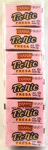 Diana Picnic Wafer Cookies Strawberry  14.39 oz  24 count