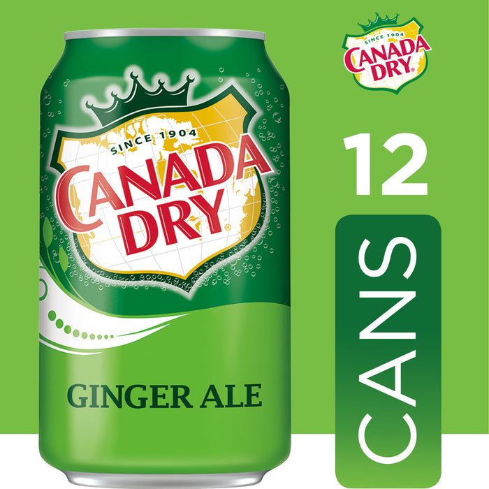 Canada Dry Ginger Ale Soda 12 fl oz latas paquete de 12