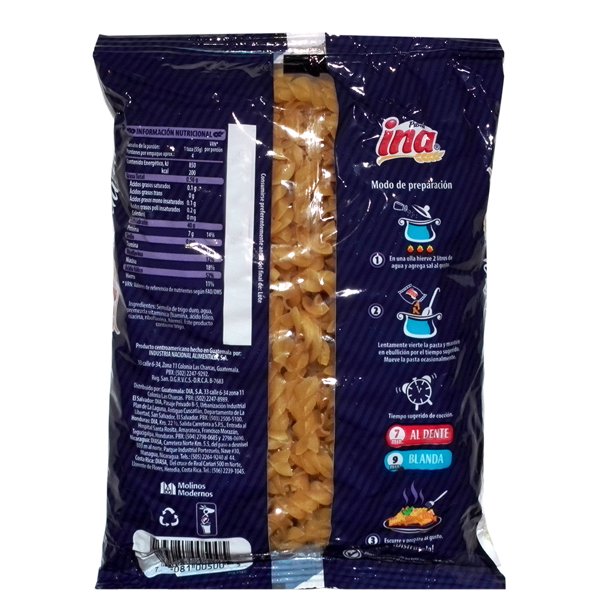 Ina Fusilli Noodles 7.05 oz - Tornillo (Pack of 1)