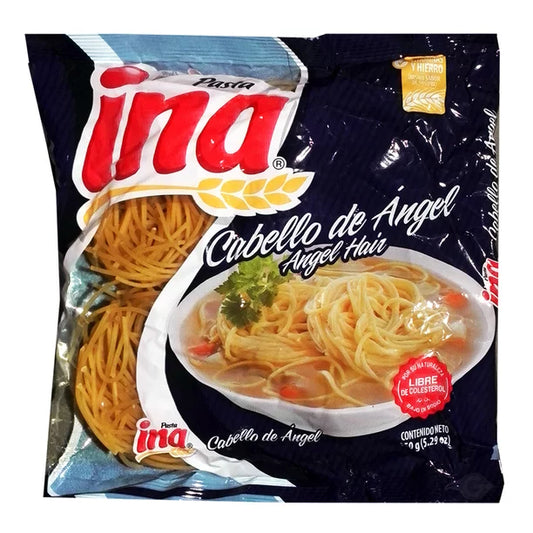 Ina Angel Hair Noodles 5.29 oz - Entrefino Fideos (Paquete de 1)