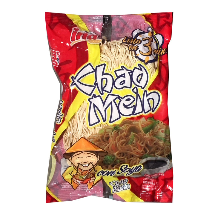 Ina Chow Mein con salsa de soja 6.3 oz - Chow Mein (paquete de 1)