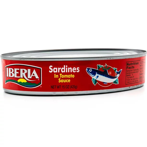 Sardinas Enlatadas Iberia En Salsa De Tomate 15 Oz