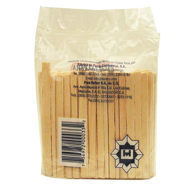 Melher Wood Sticks 140 Units - Palitos Para Chocobanano (Pack of 1)