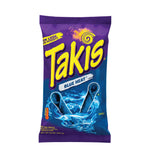 Takis Blue Heat Rolled Tortilla Chips Hot Chili Pepper con sabor artificial bolsa de 9.9 onzas