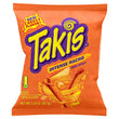Takis Intense Nacho Rolls 3.25 oz Bag Nacho Cheese Flavored Cheesy Tortilla Chips