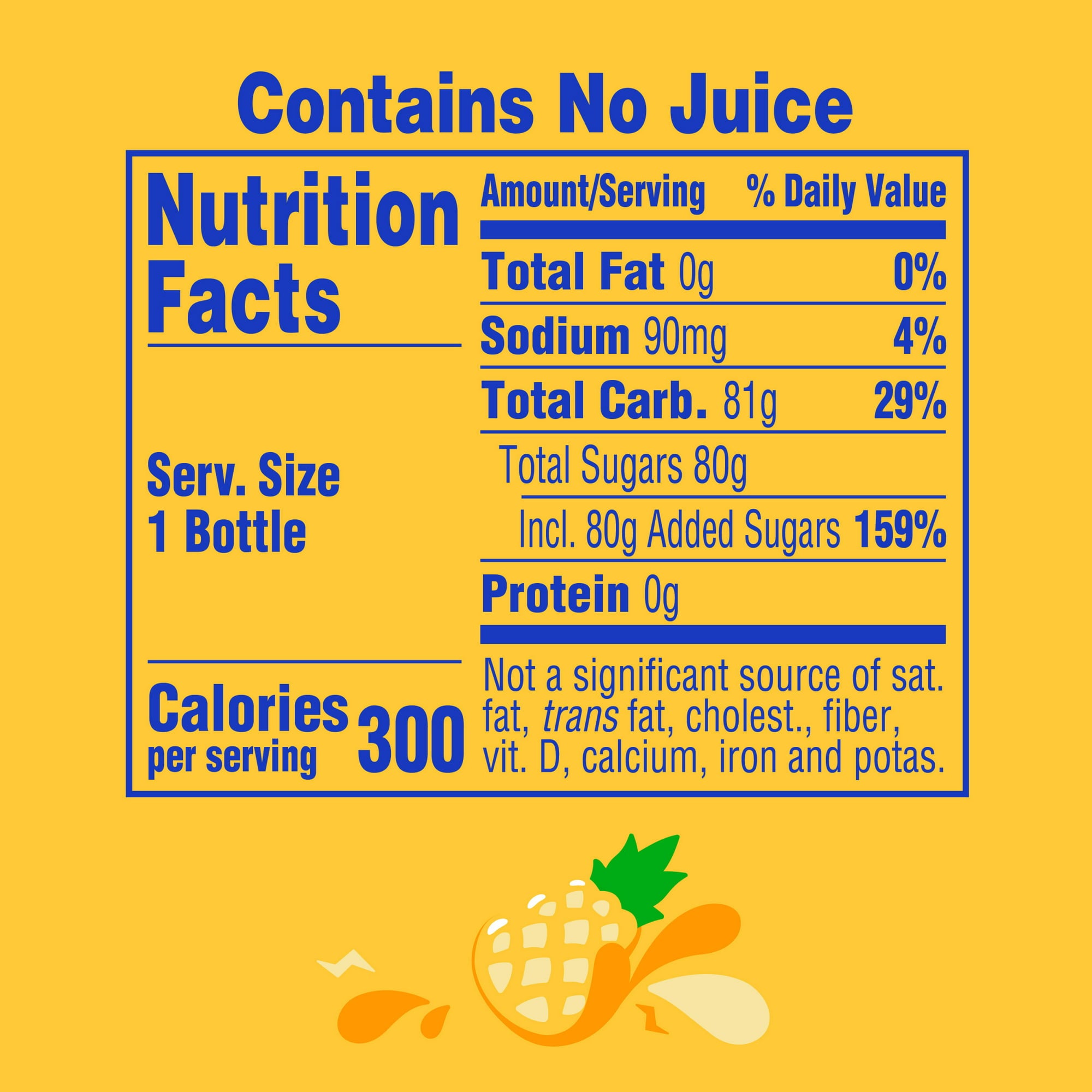 Fanta Pineapple Fruit Soda Pop 20 fl oz Bottle