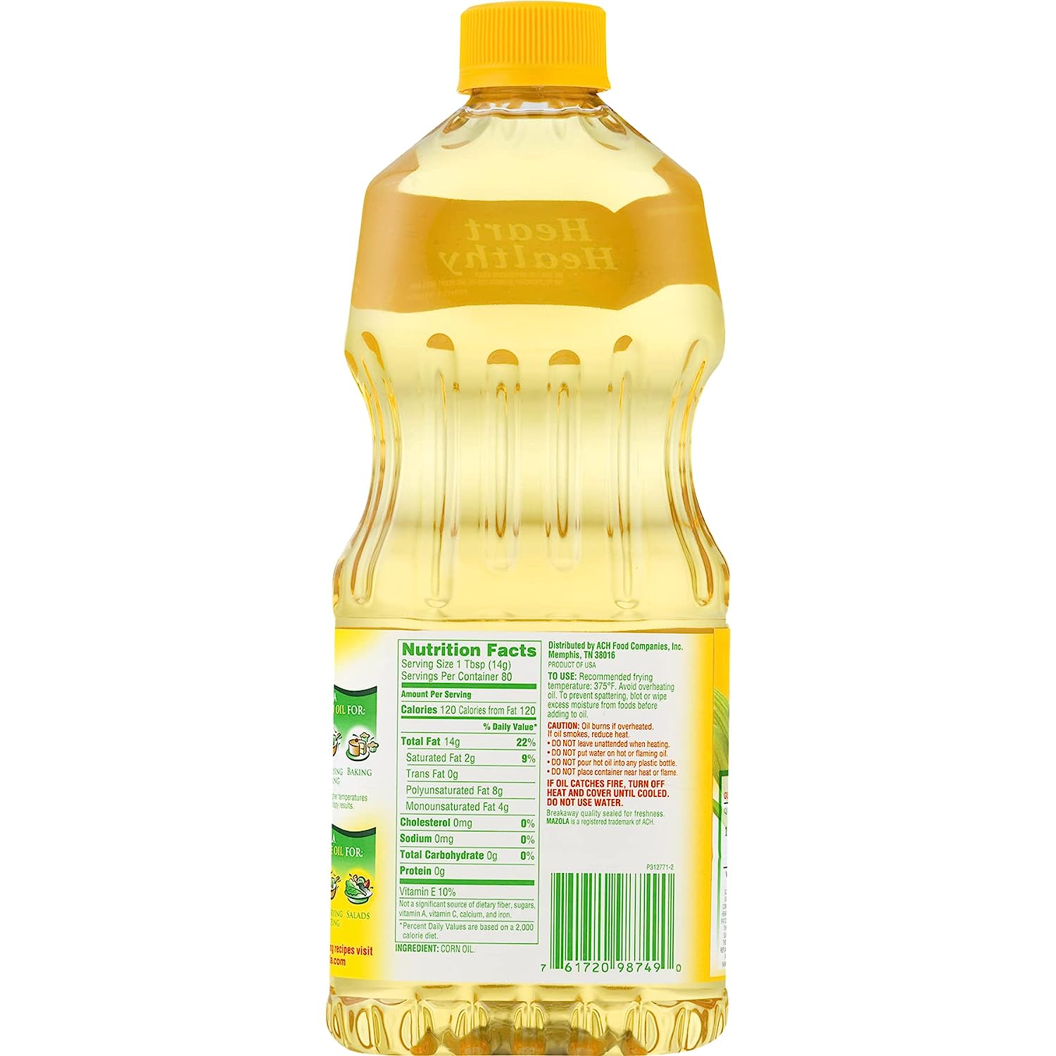 Mazola - Aceite de maíz 100% puro (41 ml)