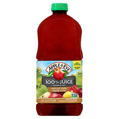Apple &amp; Eve Jugo de Manzana 100% Natural 64 fl oz