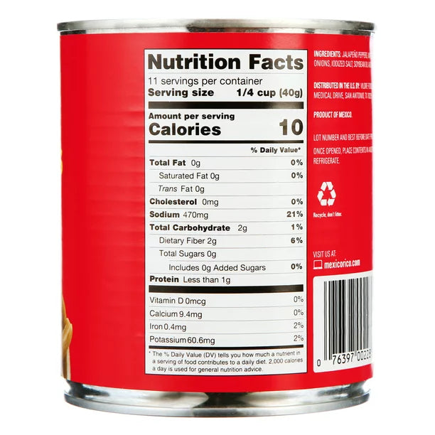 La Costeña Sliced Jalapenos 28 Oz