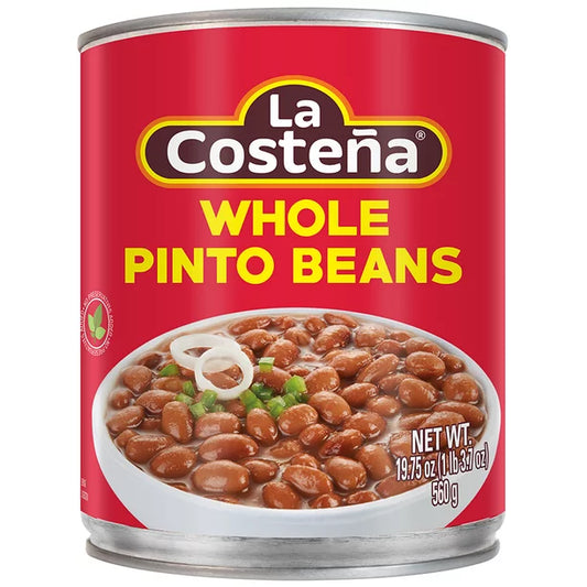La Costena Frijoles Pintos Enteros Lata de 19.75 oz