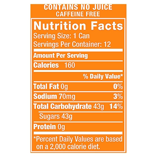 Crush Orange Soda 12 fl oz 12 unidades