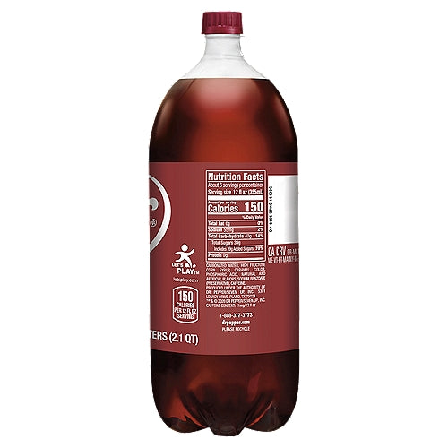 Dr Pepper Soda 2 liters