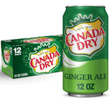 Canada Dry Ginger Ale Soda 12 fl oz cans 12 pack