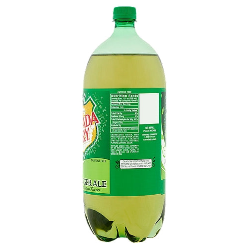 Canada Dry Ginger Ale Soda Pop botella 2 L