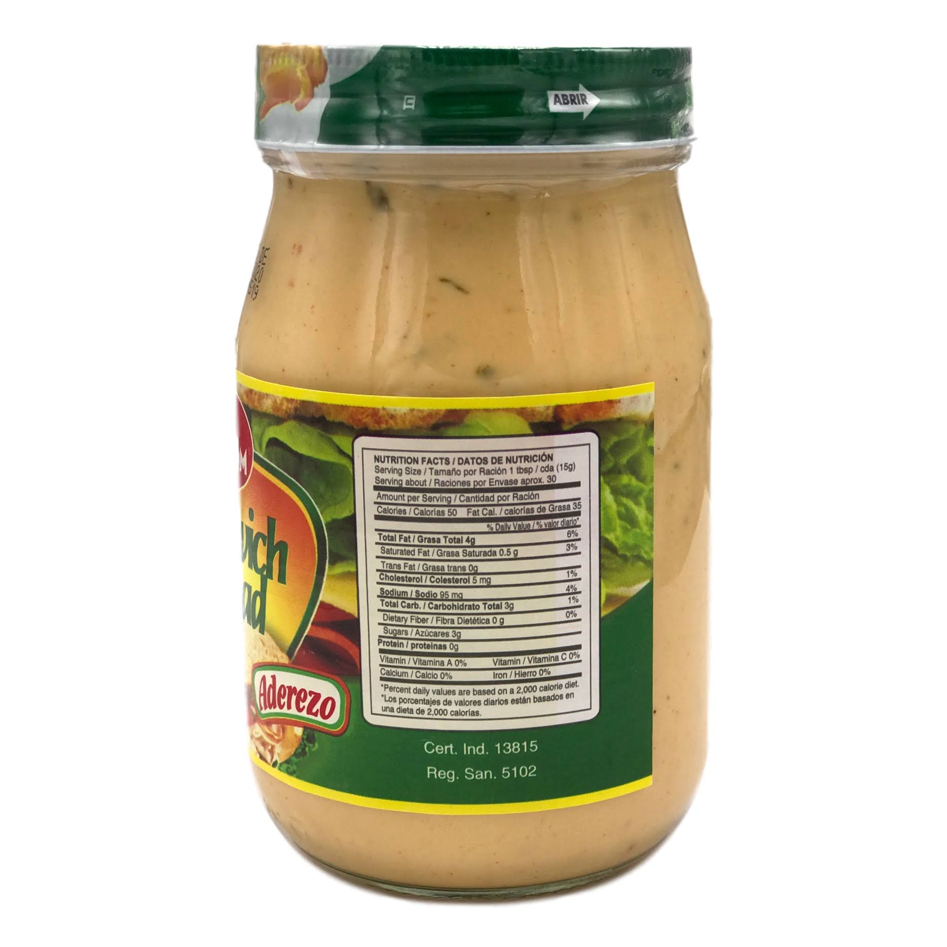 Baldom Sandwich Spread Net.Wt 16 oz