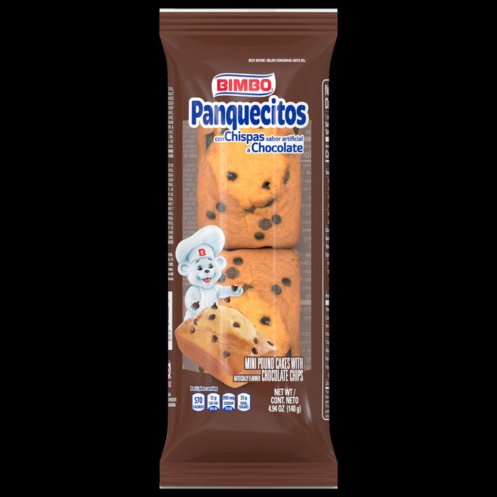 Bimbo Panquecitos With Chocolate Chips 4.59 oz 4.9 oz