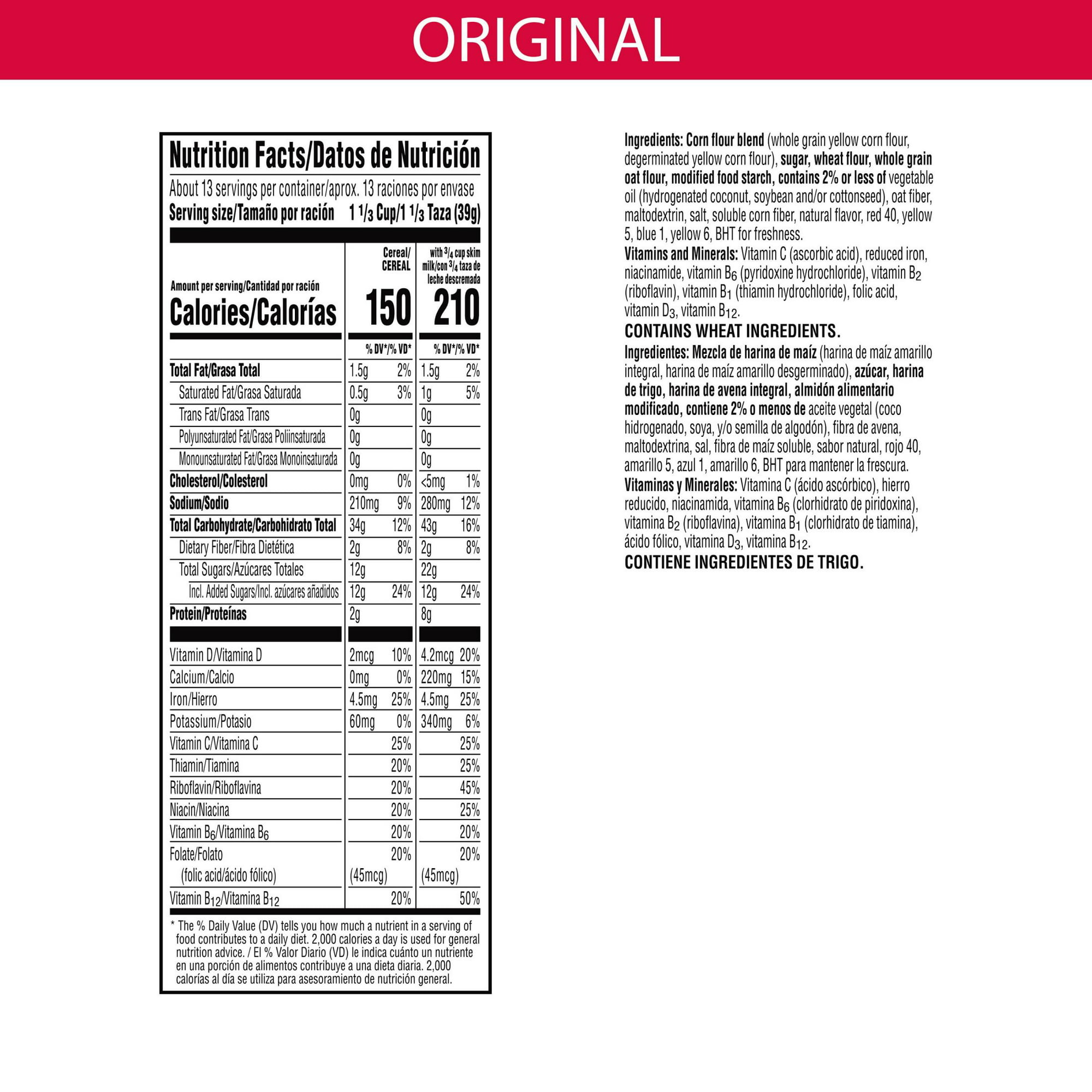 Kellogg's Froot Loops Original Cold Breakfast Cereal 18.4 oz