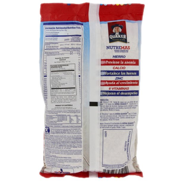 Quaker Whole Oats 12.7 oz - Avena Entera (Pack of 1)