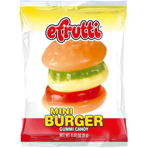 efrutti Mini Hamburguesa Gummi Caramelo