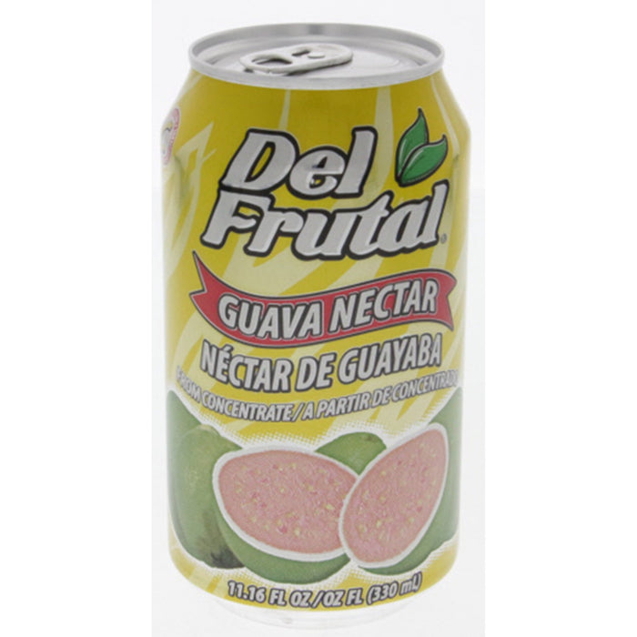 Del Frutal Guava Nectar Juice 11.2oz - Jugo de Guayaba (Pack of 1)