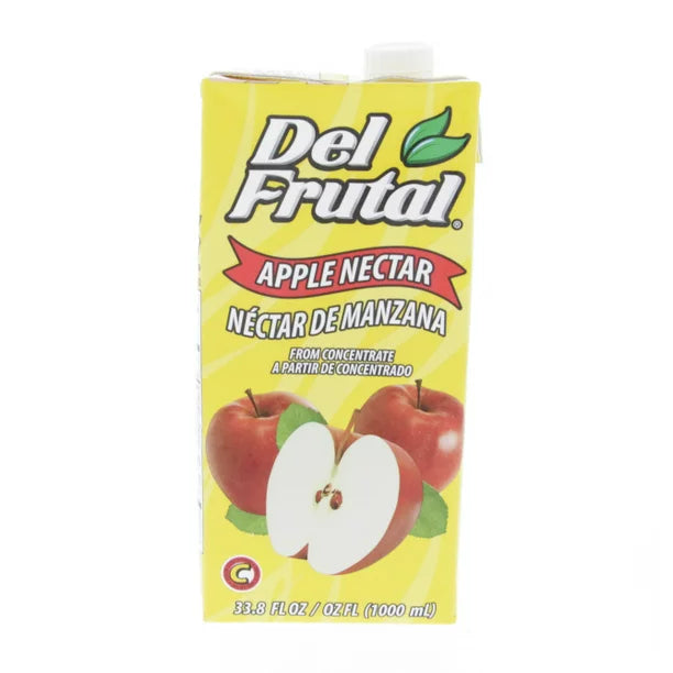 Del Frutal Apple Nectar Concentrate 1000ml - Concentrado de jugo de manzanna (Pack de 1)
