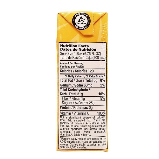 Del Frutal Néctar de Piña 6.76 oz Paquete de 3 - Sabor Piña