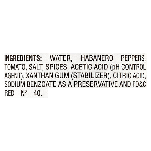 El Yucateco Salsa Picante De Chile Habanero Red Hot Sauce 4 fl oz