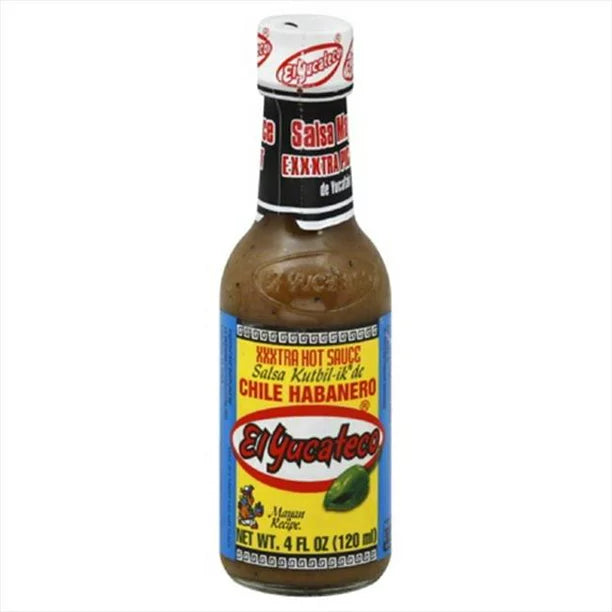 El Yucateco Chile Habanero Xxxtra Hot Sauce 4 fl oz