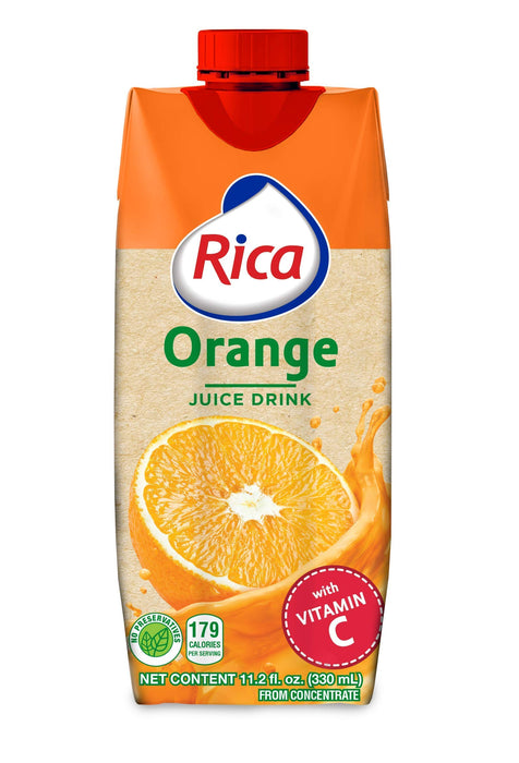 Rica Bebida de Jugo de Naranja 11.2 oz