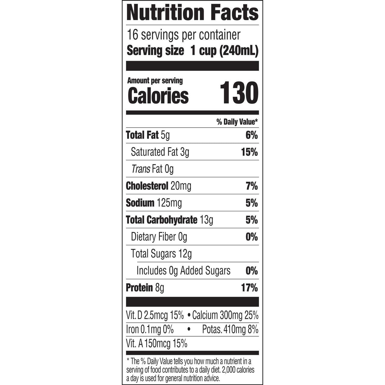 Hood 2% Reduced Fat Milk 128 oz