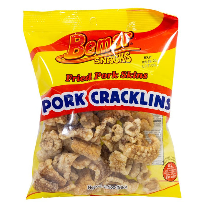 Bemar Fried Pork Skins 3.5 Oz