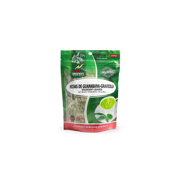 Hanan Peruvian Secrets Hojas De Guanabana-Graviola Herbal Tea 1.41oz / 40g