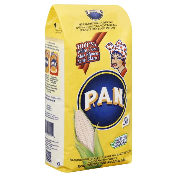 Harina Pan Harina de Maíz Blanco Precocida 5 lb