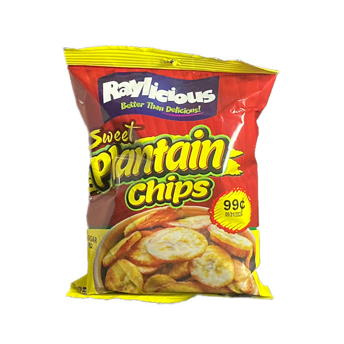 Raylicious Sweet Plantain Chips 3 Oz