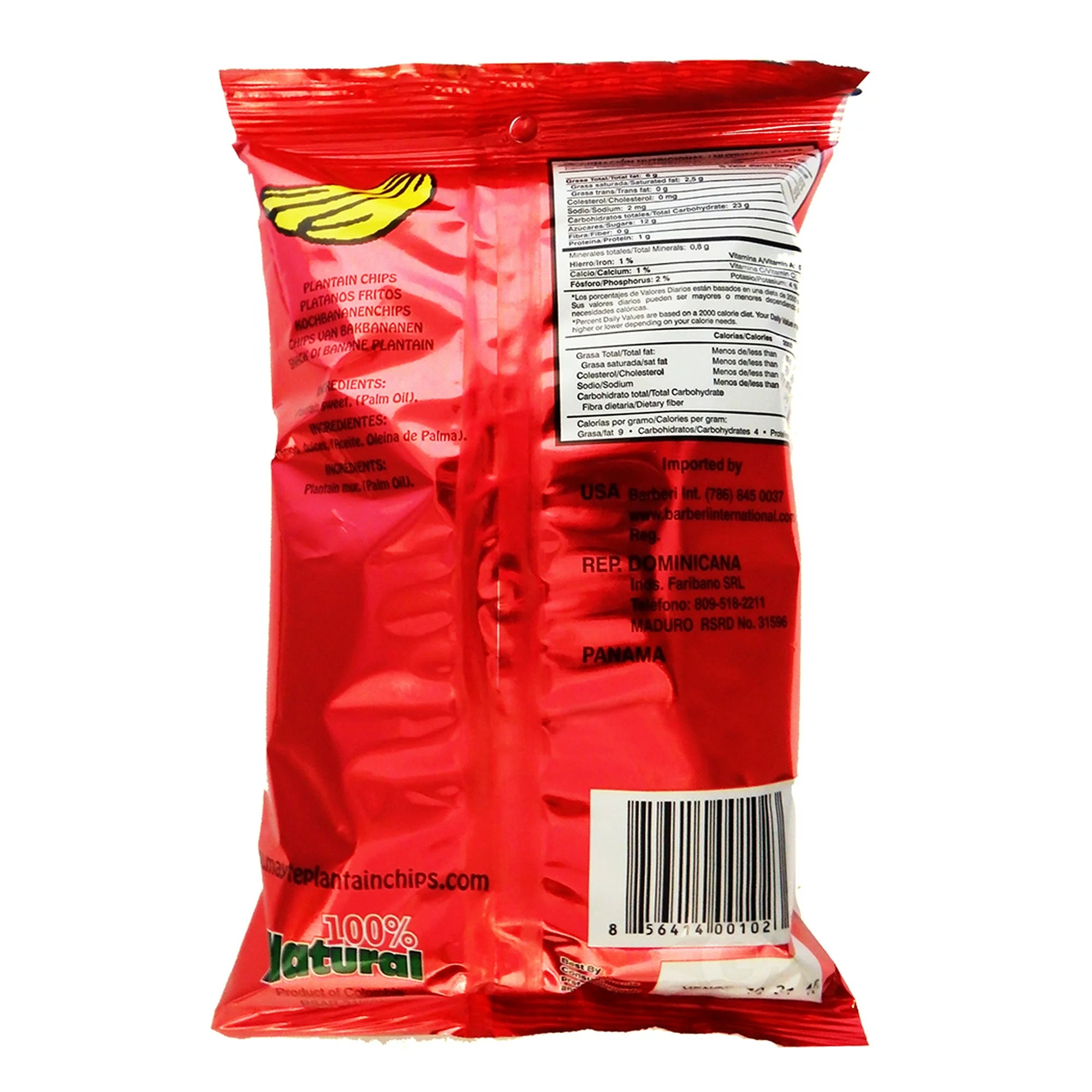 Mayte Sweet - Chips de Plátano Dulce Mayte 3 oz