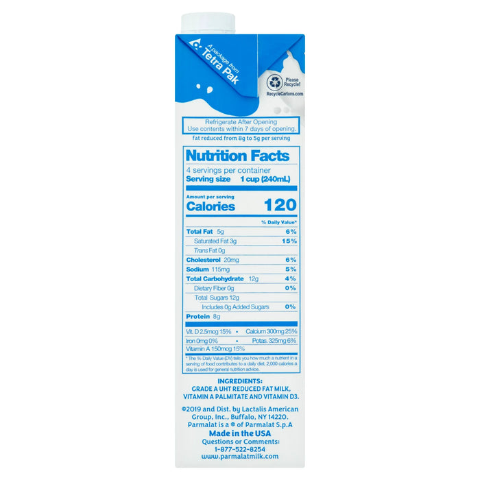 Parmalat 2% Reduced Fat Milk 32 fl oz