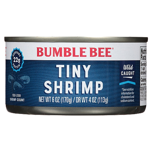 Bumble Bee Tiny Shrimp 6 oz