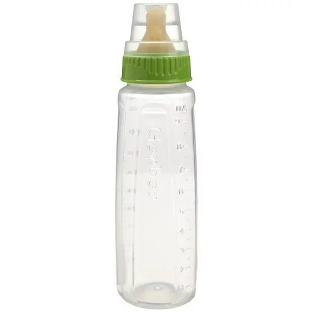 Gerber First Essentials Clearview Bottle in Assorted Colors with Latex Nipple Colors May Vary 1 ea