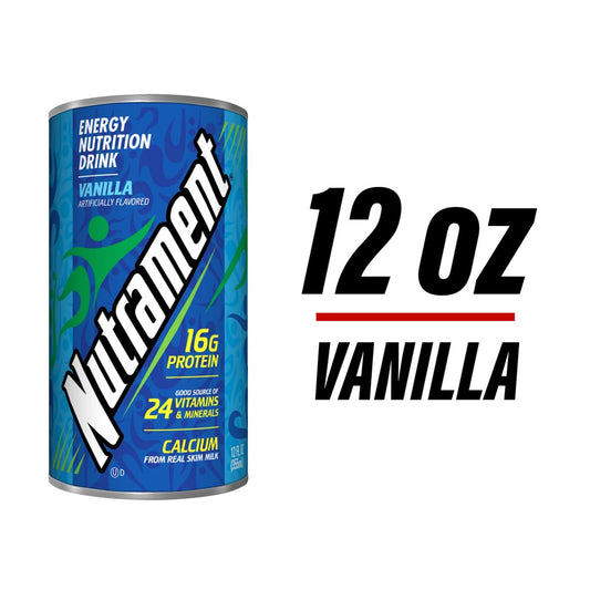 Nutrament Bebida nutritiva energética de vainilla 12 FL OZ