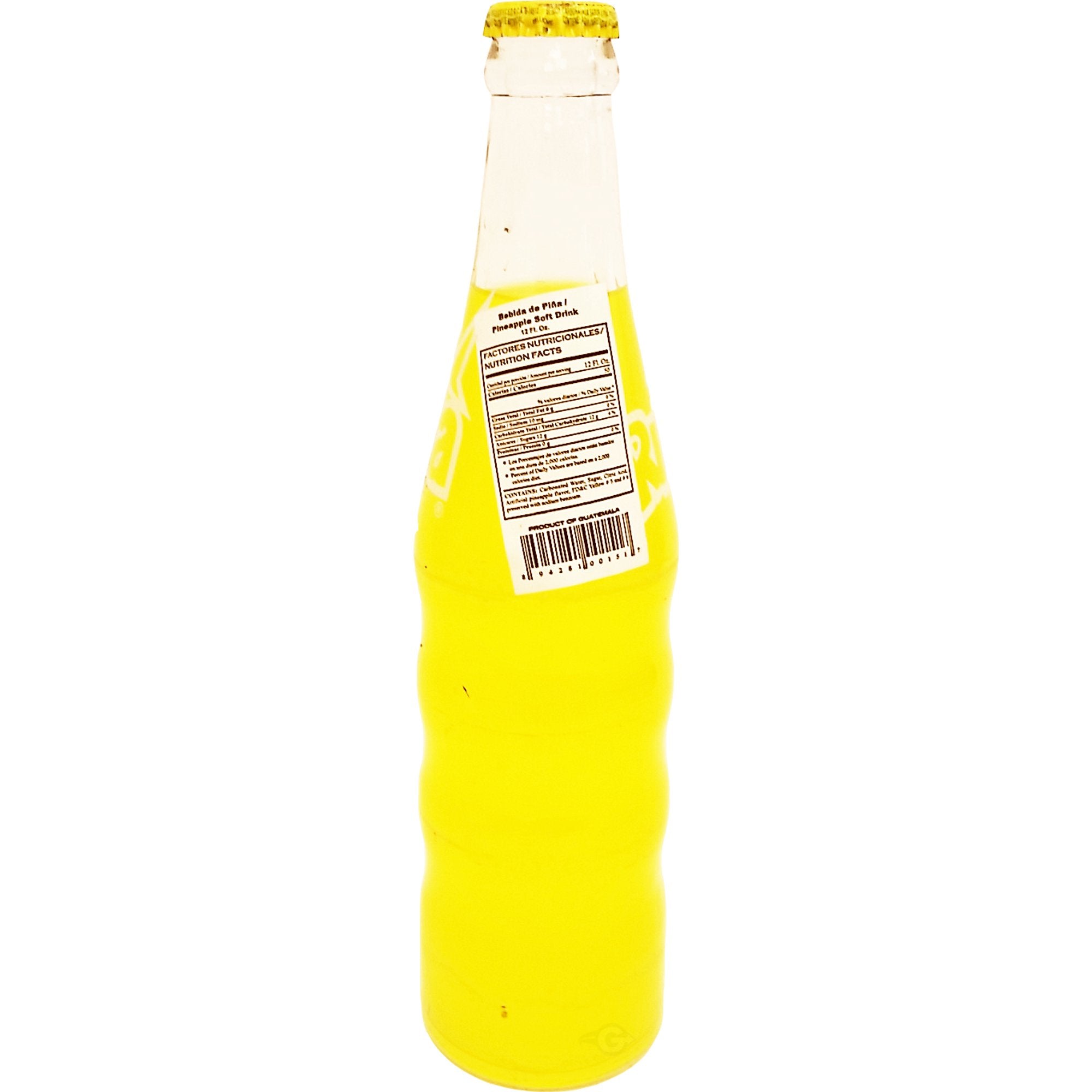 Rica Piña Sabor Bebida 12 oz - Refresco de Pina (Paquete de 1)