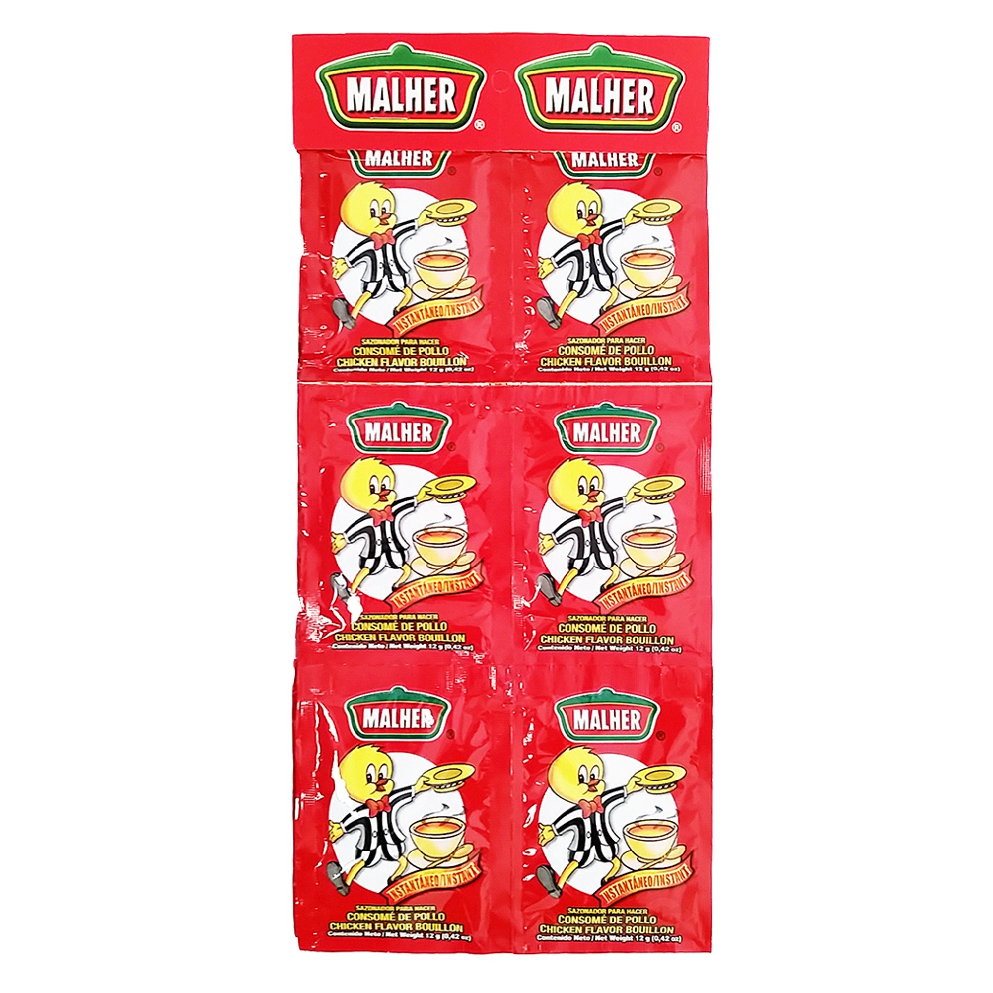 Malher Chicken Bouillon 0.42 oz - Consome de Pollo (Pack of 1)
