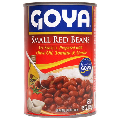 GOYA Frijoles Rojos Pequeños En Salsa Aceite De Oliva Tomate Y Ajo 15 Oz