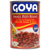 GOYA Frijoles Rojos Pequeños En Salsa Aceite De Oliva Tomate Y Ajo 15 Oz