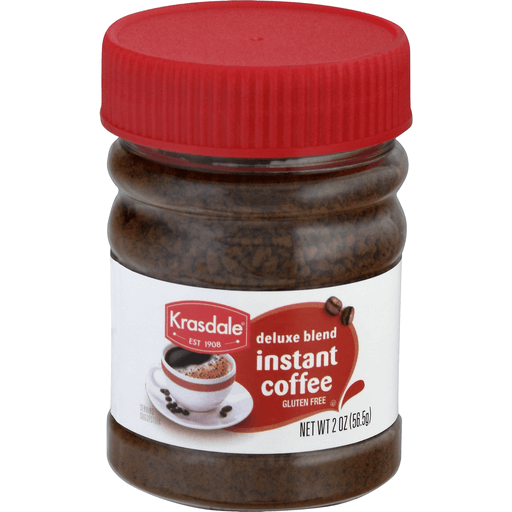 Krasdale Deluxe Blend Instan Coffee 8 Oz