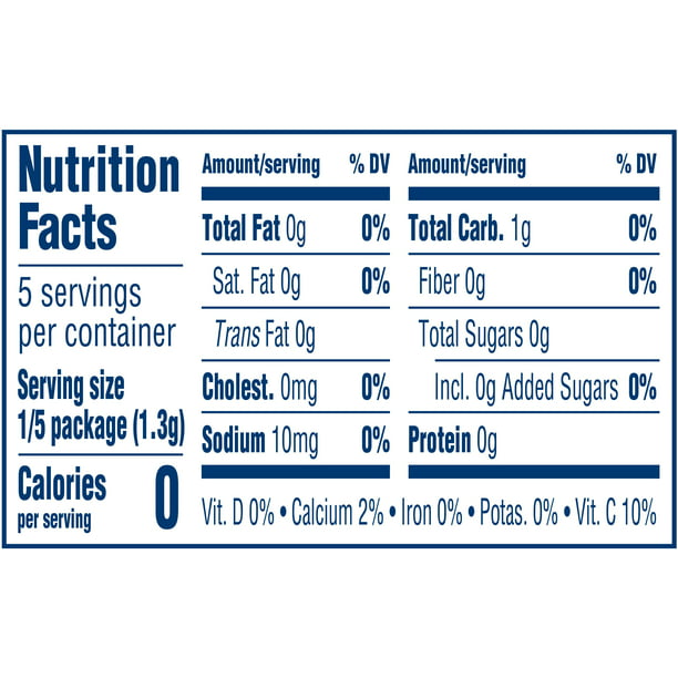 Kool-Aid Unsweetened Blue Raspberry Lemonade Artificially Flavored Powdered Drink Mix 0.22 oz. Packet