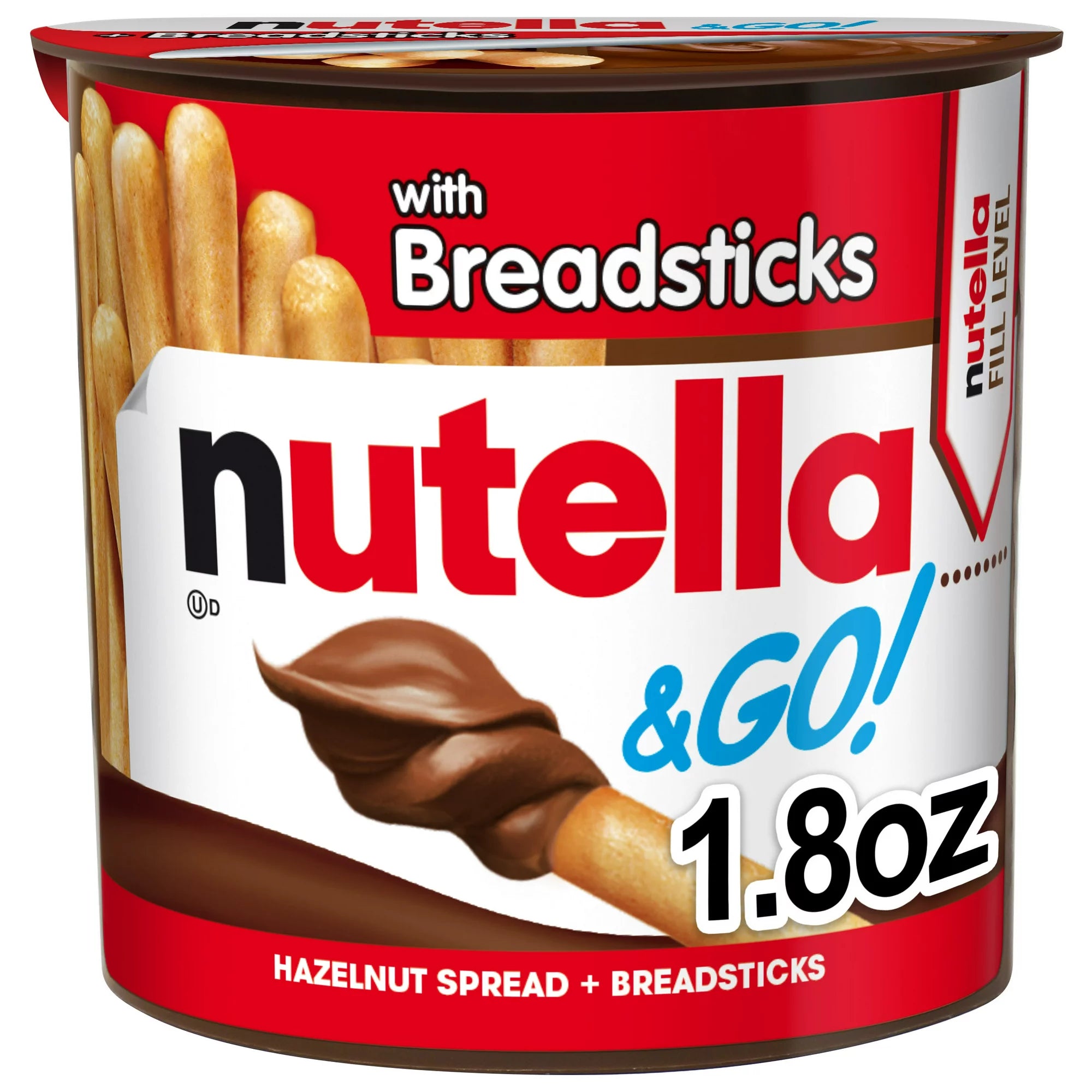 Nutella & GO! Hazelnut and Cocoa Spread with Breadsticks Snack Pack 1.8 oz