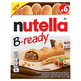 Ferrero Nutella B-ready Crispy Wafer Filled with Nutella 0.7 oz 6 count