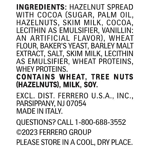 Ferrero Nutella B-ready Crispy Wafer Filled with Nutella 0.7 oz 6 count