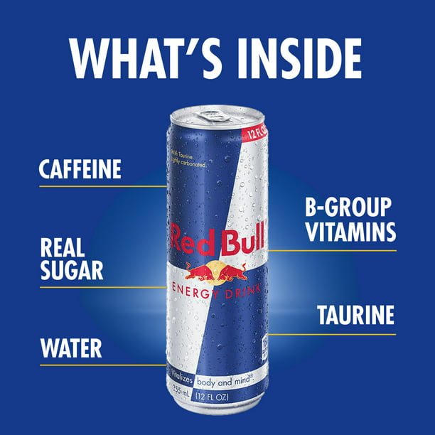 Bebida energética Red Bull, lata de 12 onzas líquidas