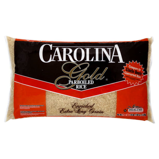 Arroz Sancochado de Grano Extra Largo Enriquecido con Oro Carolina 10 lb